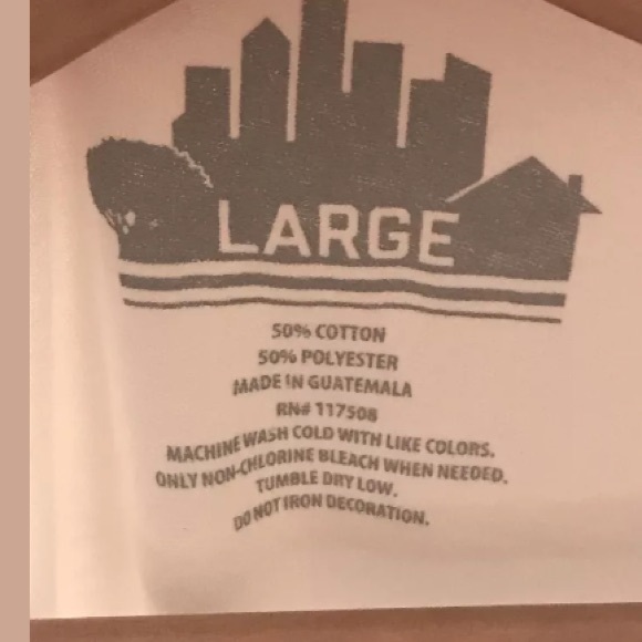 Men’s Drink Local White T-shirt size Large - Picture 3 of 5